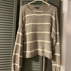 American Eagle Striped Super Soft Sweater